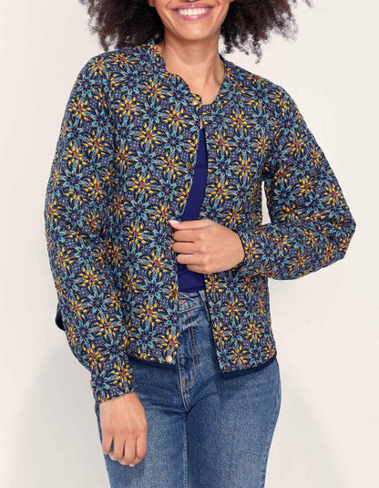 Veste teddy imprimée matelassée réversible VEGALA