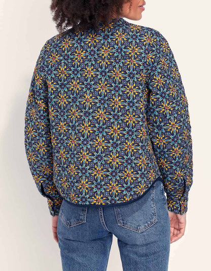 Veste teddy imprimée matelassée réversible VEGALA