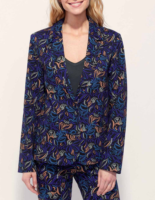 Veste blazer imprimée VELIA