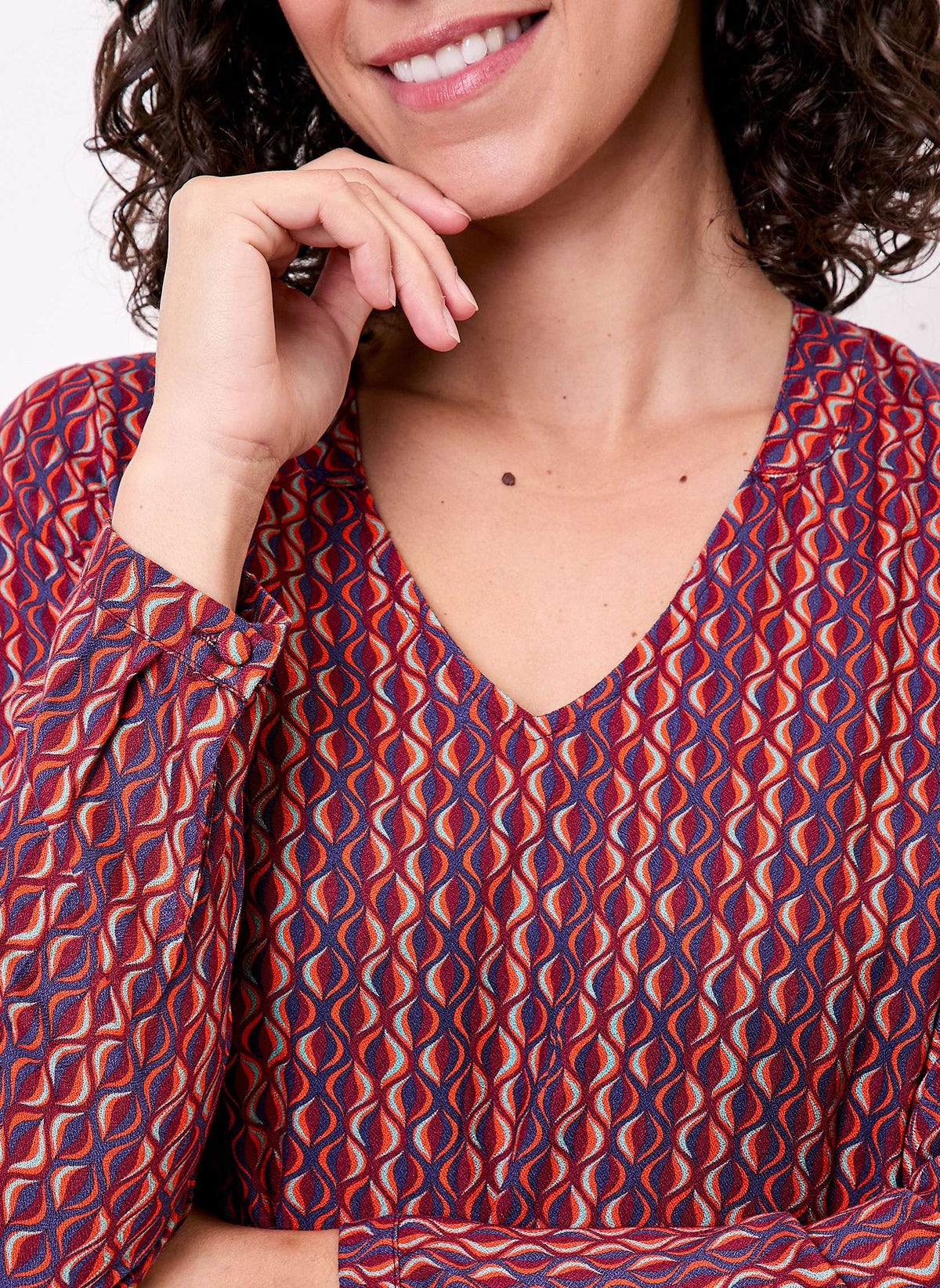 Robe fluide ample doublée GALATEE