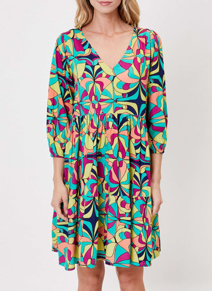 Robe ample fluide à volants LOLITA