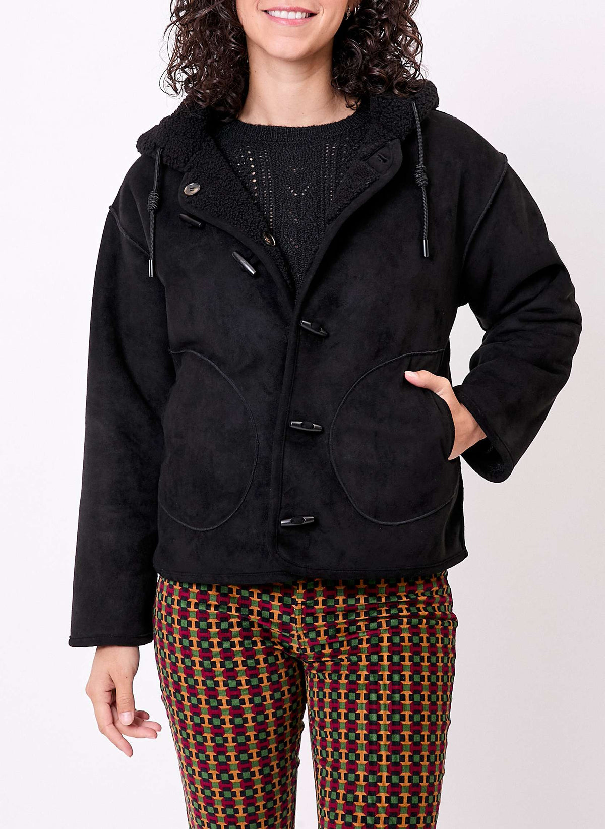 Manteau suède réversible SADAR
