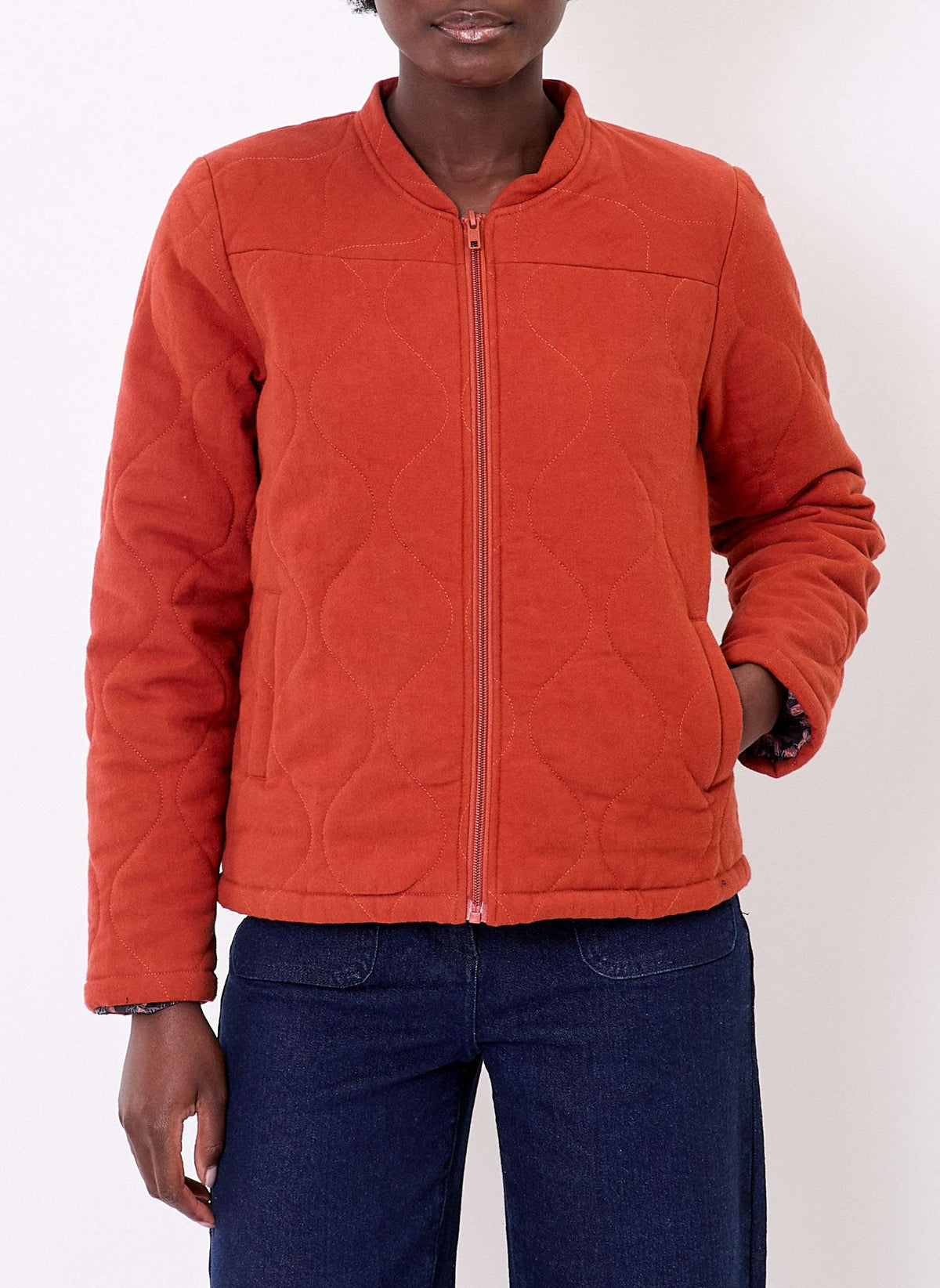 Veste matelassée flanelle coton bio OLAFI
