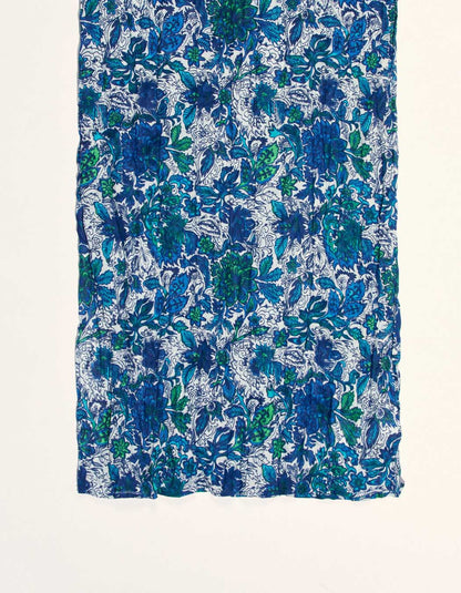 Foulard imprimé coton bio LAVANDI