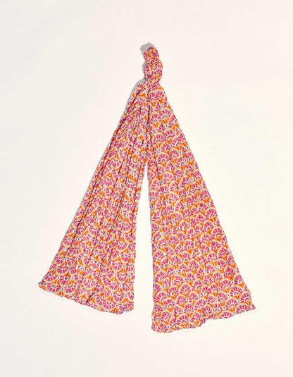 Foulard imprimé coton bio LAVANDI