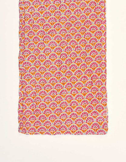 Foulard imprimé coton bio LAVANDI