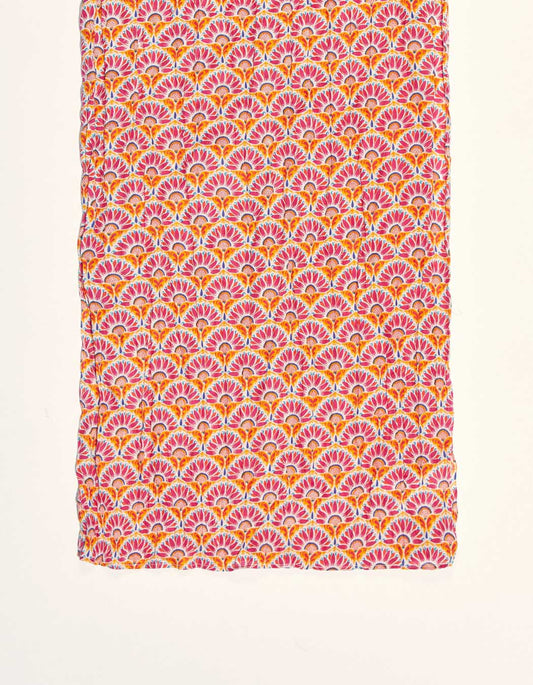 Foulard imprimé coton bio LAVANDI