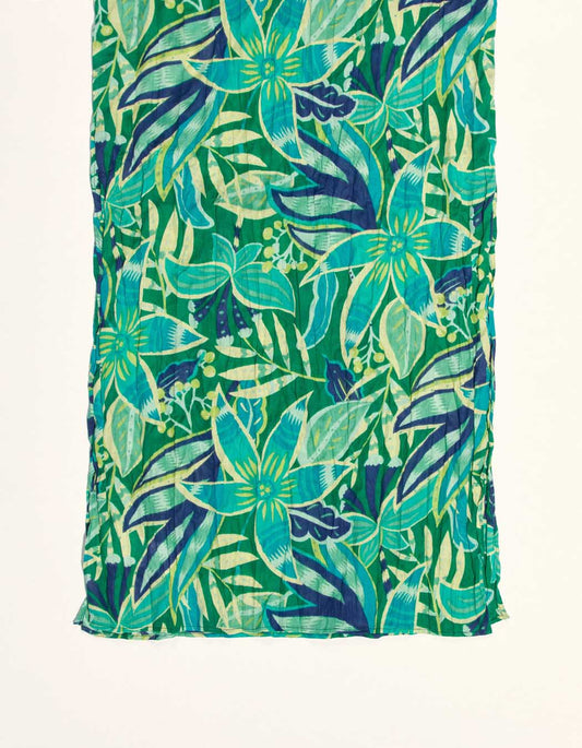 Foulard imprimé coton bio LAVANDI