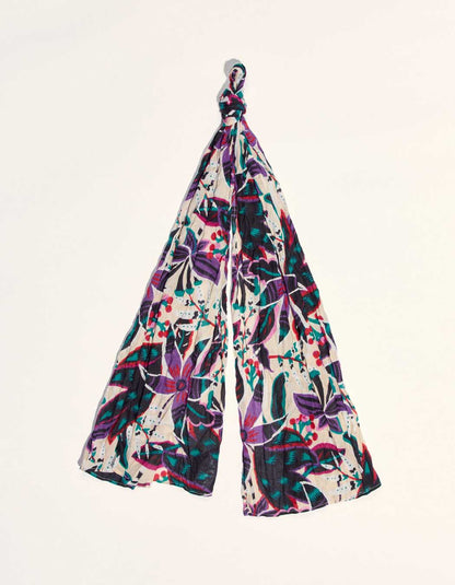 Foulard imprimé coton bio LAVANDI