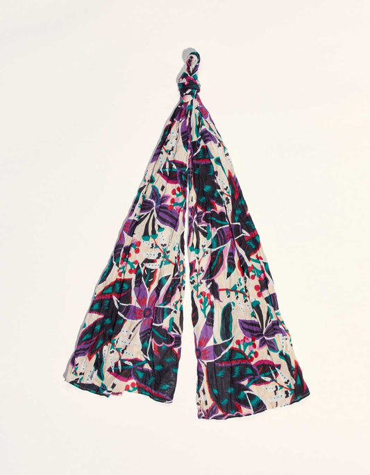 Foulard imprimé coton bio LAVANDI