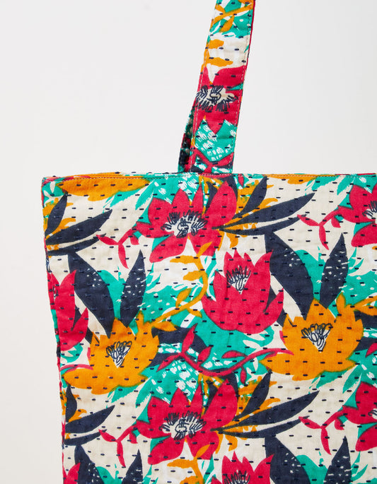 Tote bag zippé