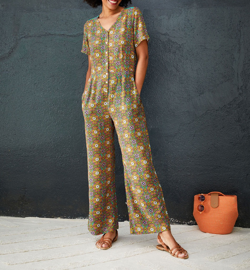 Combi-pantalon fluide ecovero MAYZI