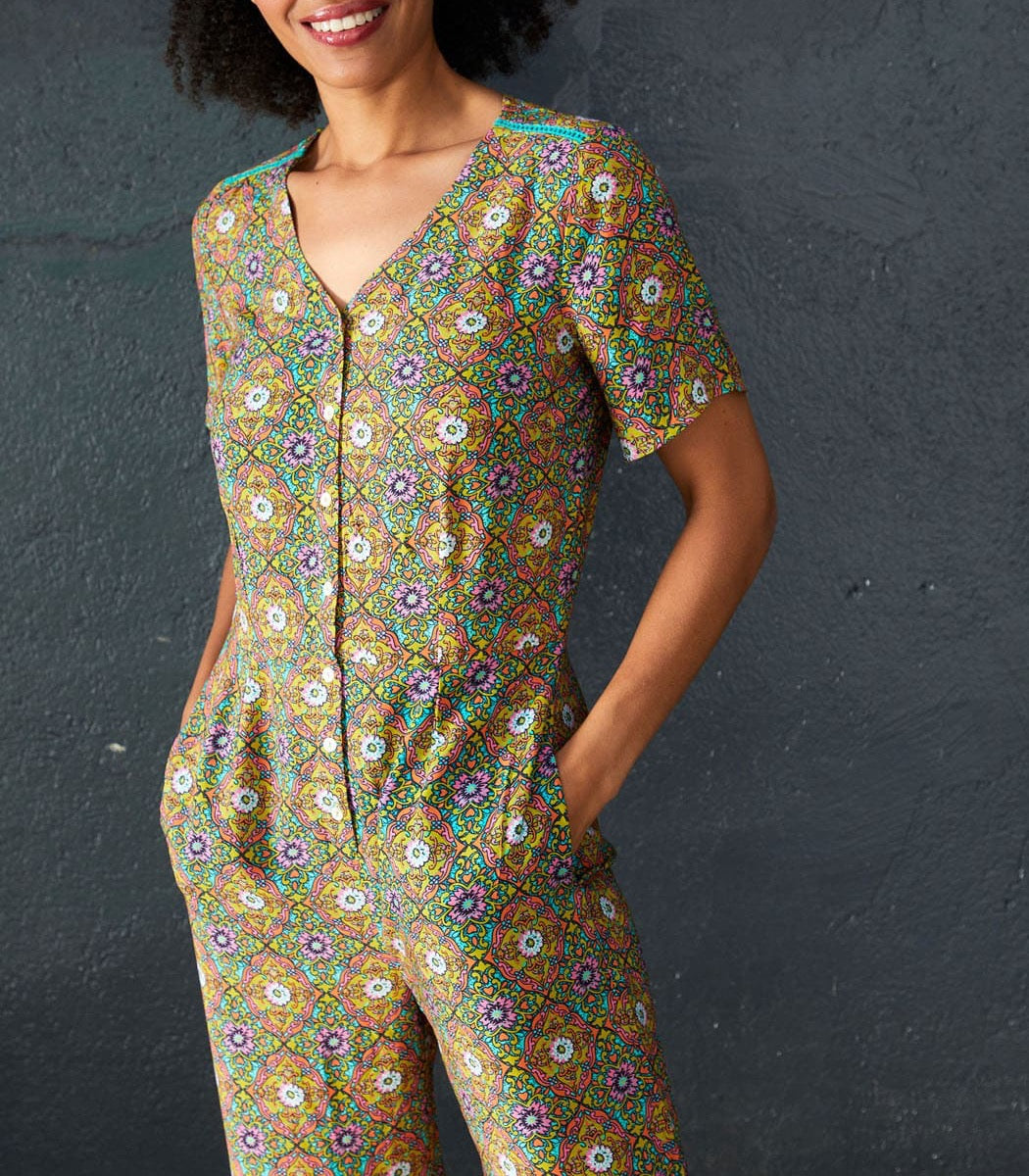 Combi-pantalon fluide ecovero MAYZI