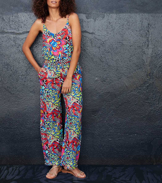 Combi pantalon à bretelles Ecovero XILOMEN
