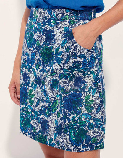Jupe imprimée coton bio doublée FRIDA