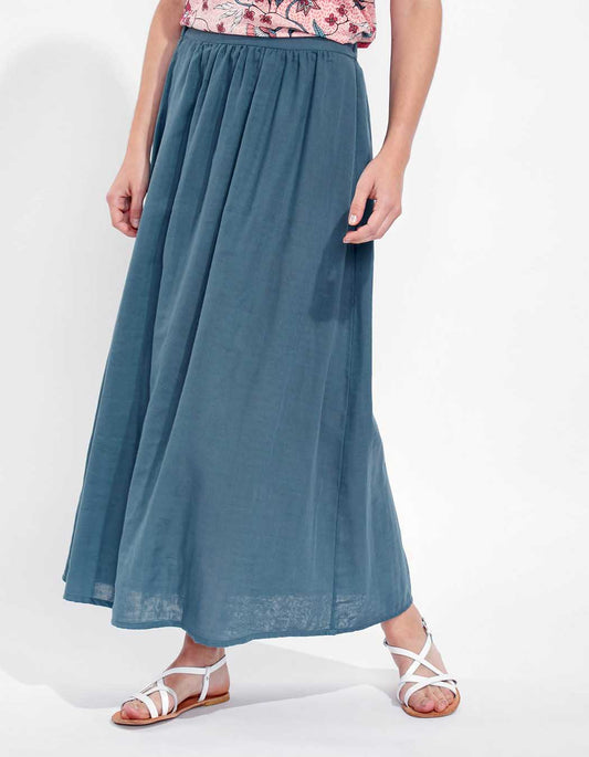 Jupe longue coton bio TELMA