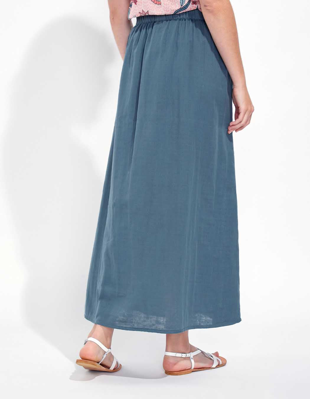 Jupe longue coton bio TELMA