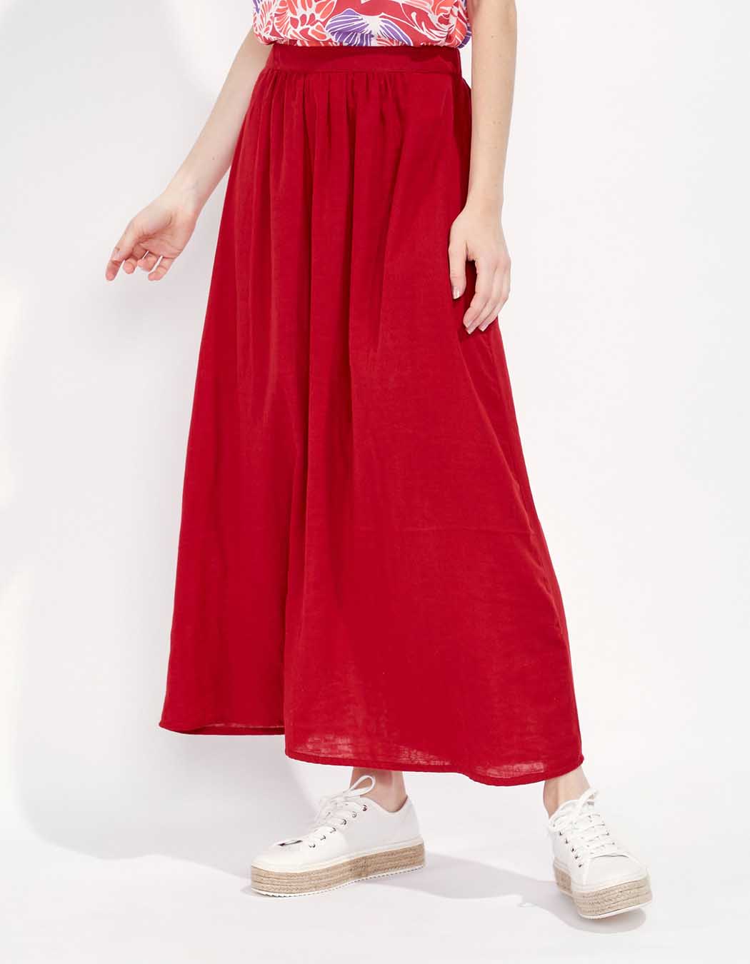 Jupe longue coton bio TELMA