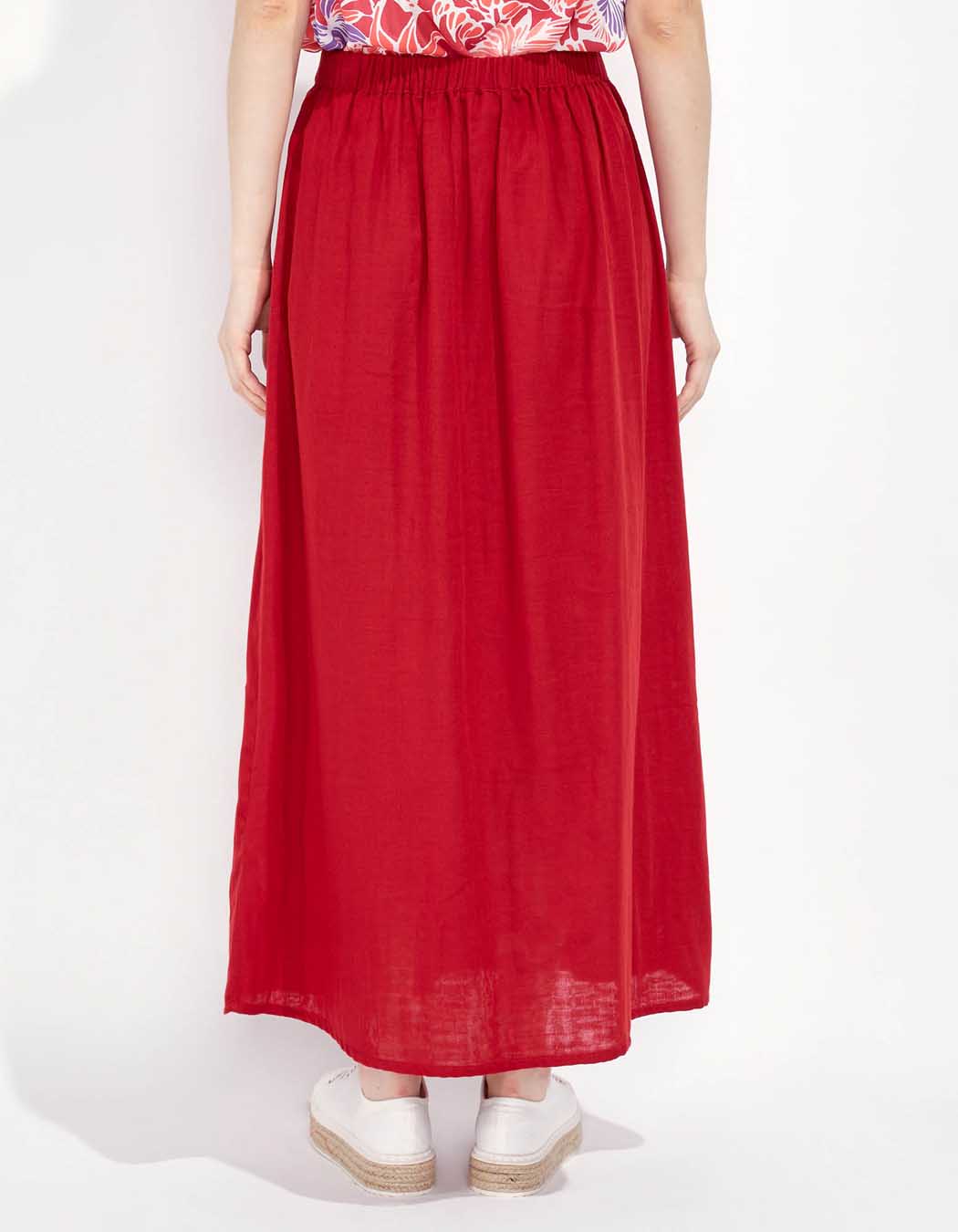 Jupe longue coton bio TELMA