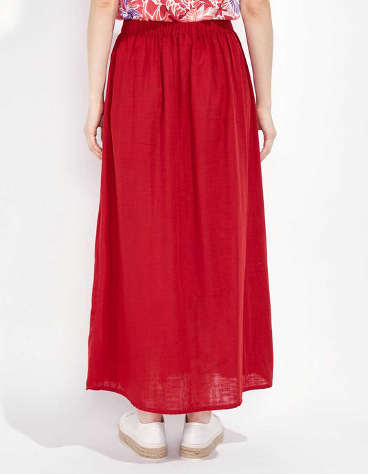 Jupe longue coton bio TELMA