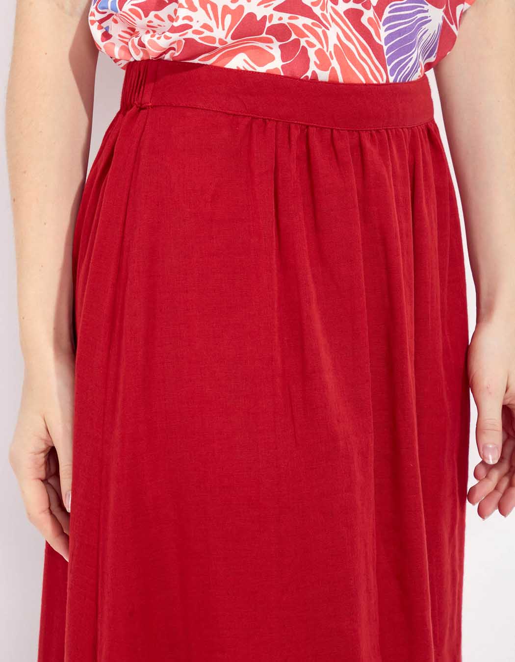 Jupe longue coton bio TELMA