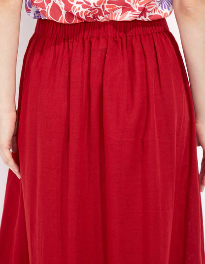 Jupe longue coton bio TELMA