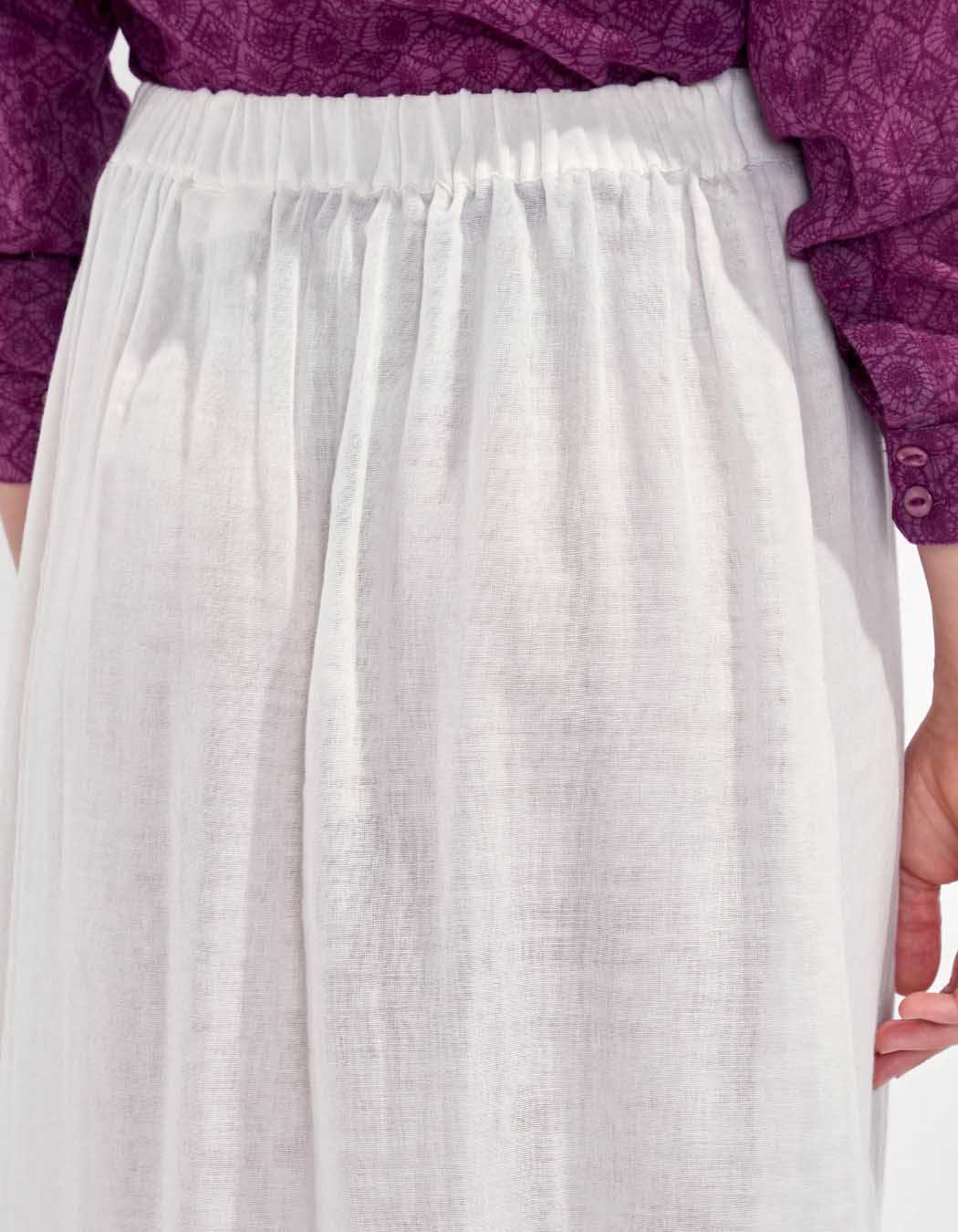 Jupe longue coton bio TELMA