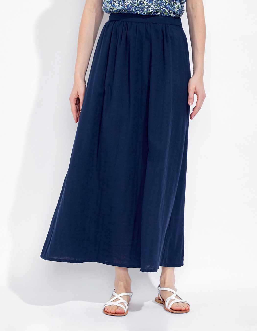 Jupe longue coton bio TELMA