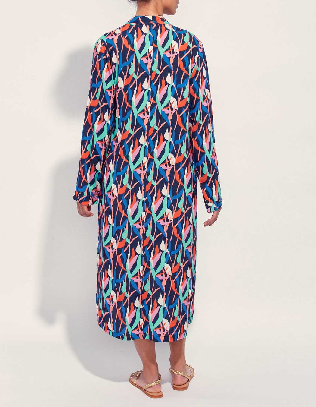 Kimono long imprimé fluide Ecovero ITZEL