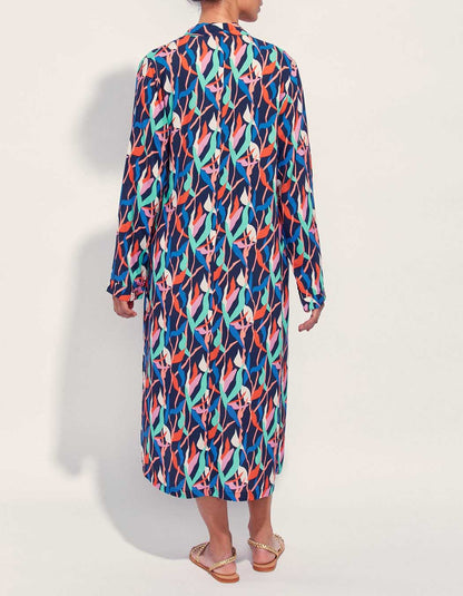 Kimono long imprimé fluide Ecovero ITZEL
