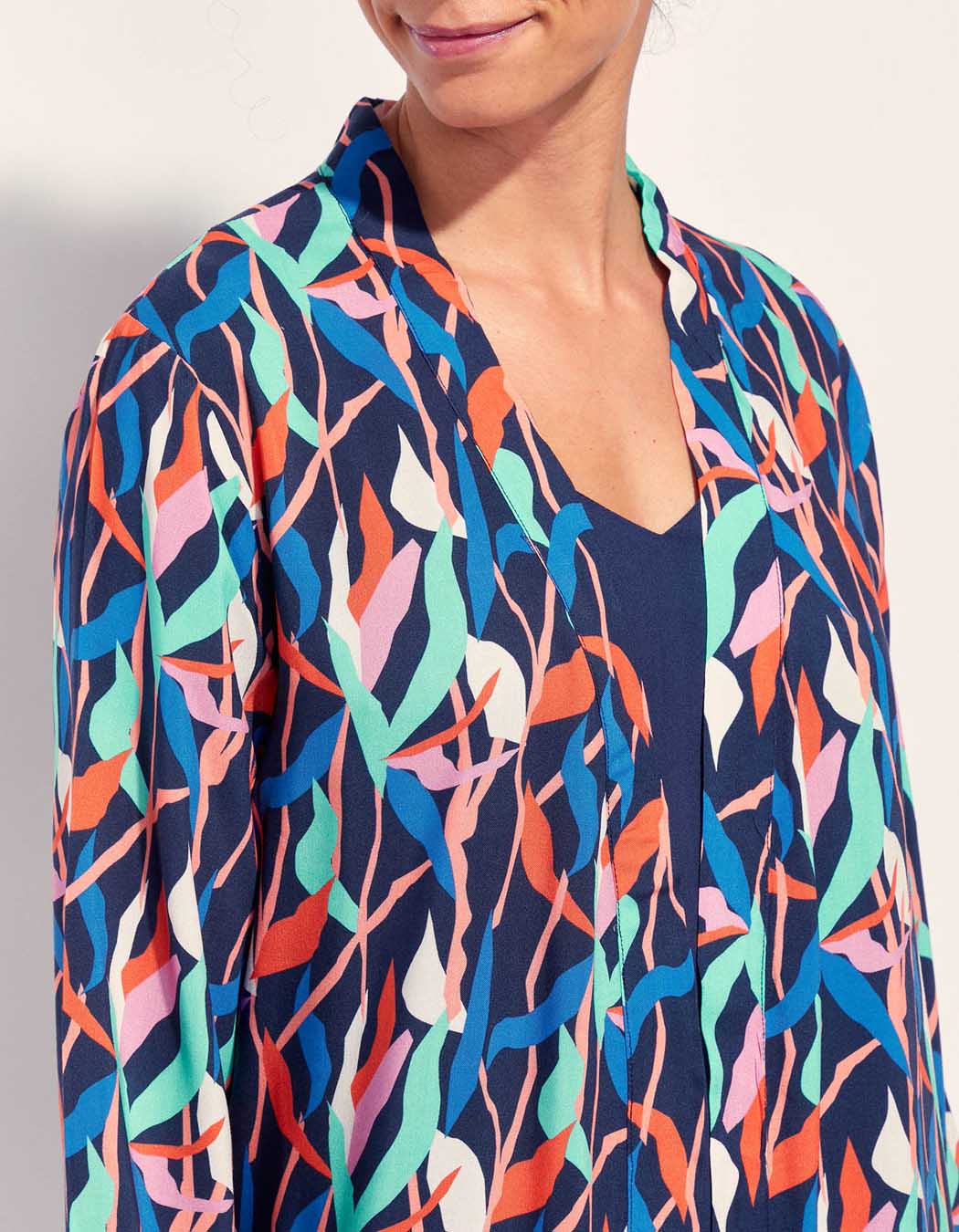 Kimono long imprimé fluide Ecovero ITZEL