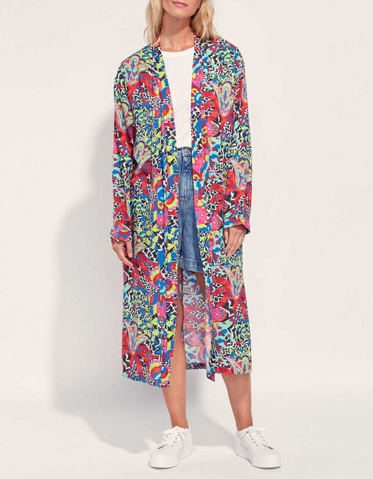 Kimono long imprimé fluide Ecovero ITZEL