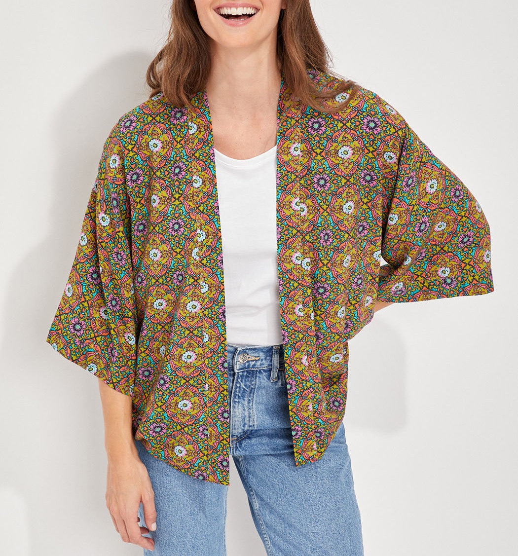 Kimono court fluide Ecovero KASUNI