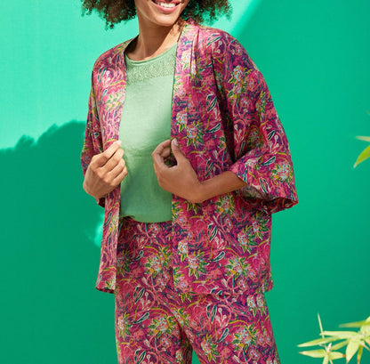Kimono court fluide Ecovero KASUNI