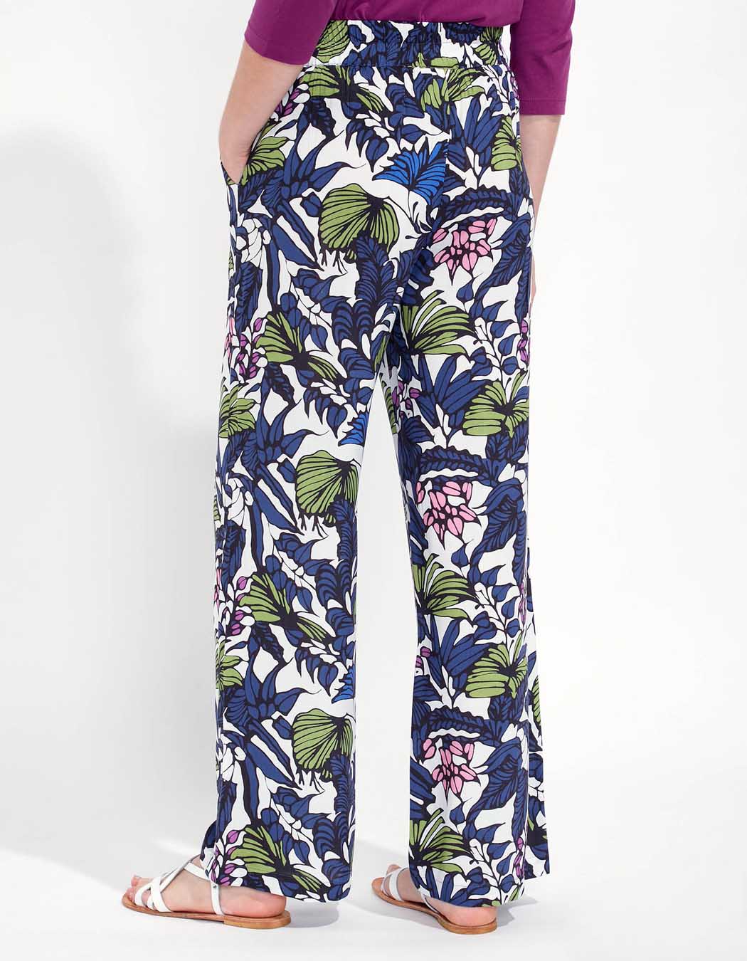 Pantalon fluide imprimé ESTIA