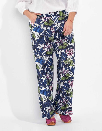 Pantalon fluide imprimé ESTIA