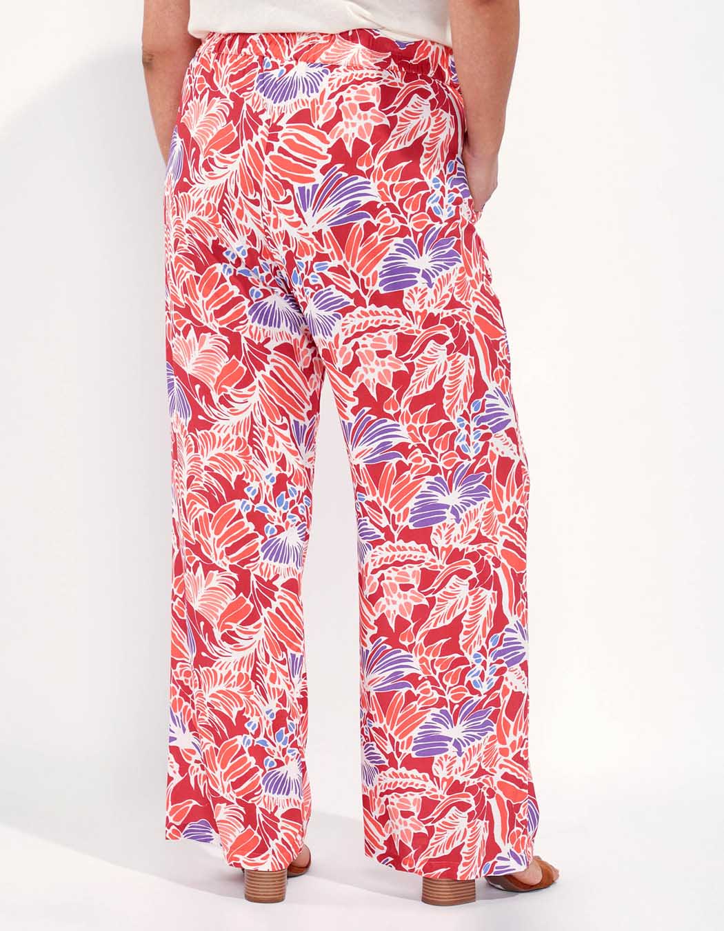 Pantalon fluide imprimé ESTIA