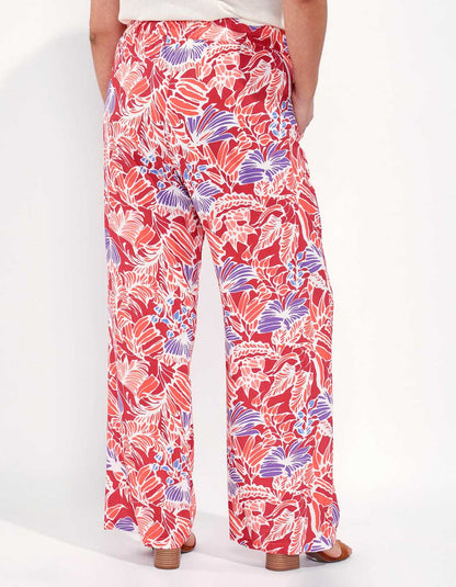 Pantalon fluide imprimé ESTIA
