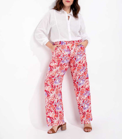 Pantalon fluide imprimé ESTIA