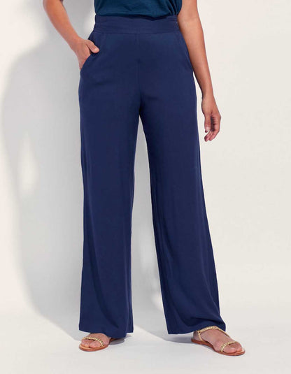 Pantalon fluide imprimé Ecovero ESTIA