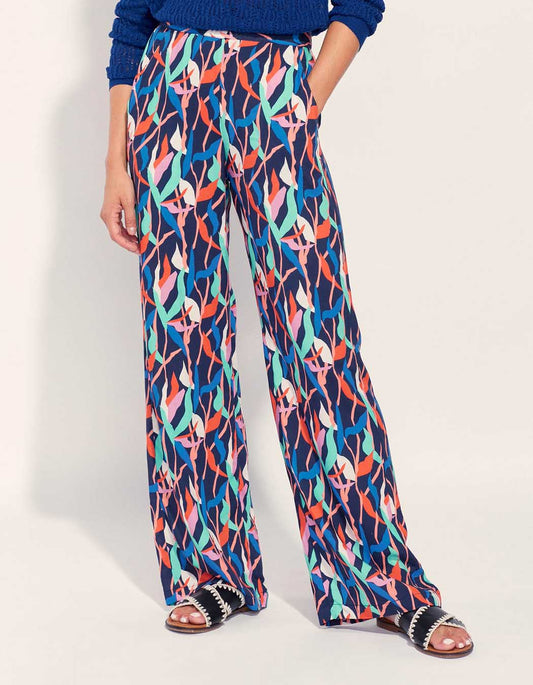 Pantalon fluide imprimé Ecovero ESTIA