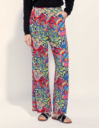 Pantalon fluide imprimé Ecovero ESTIA