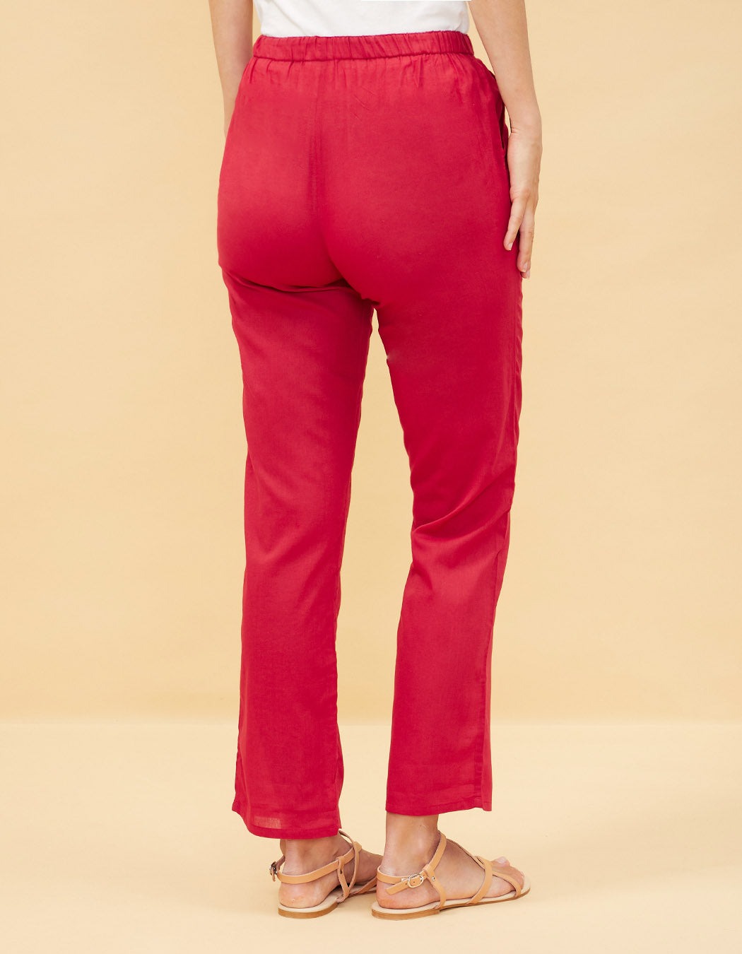 Pantalon voile de coton Vince