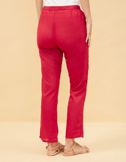 Pantalon voile de coton Vince