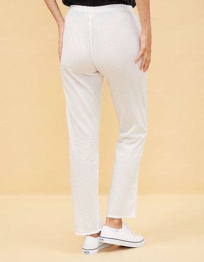 Pantalon voile de coton Vince