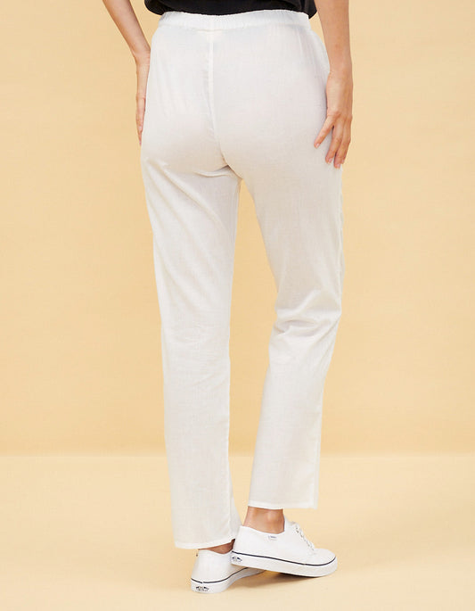 Pantalon voile de coton Vince