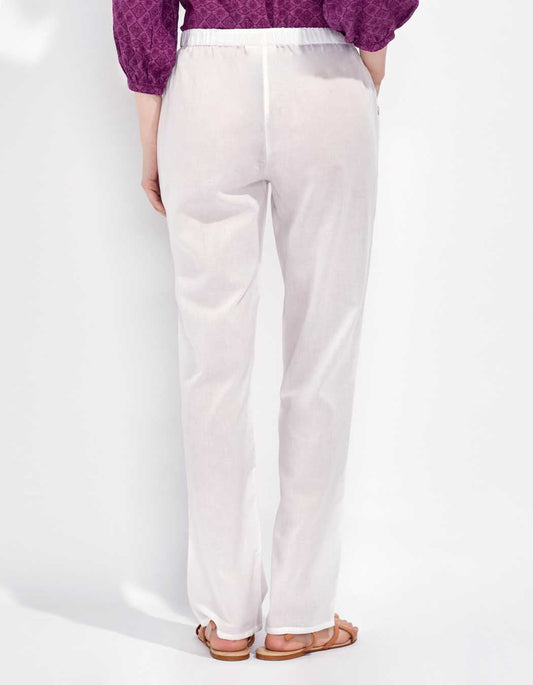 Pantalon léger coton bio uni VIVEK