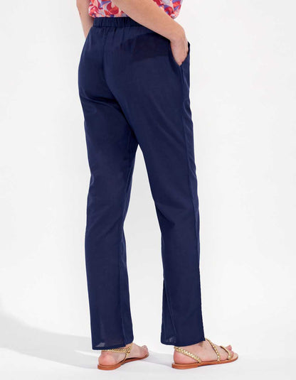 Pantalon léger coton bio uni VIVEK