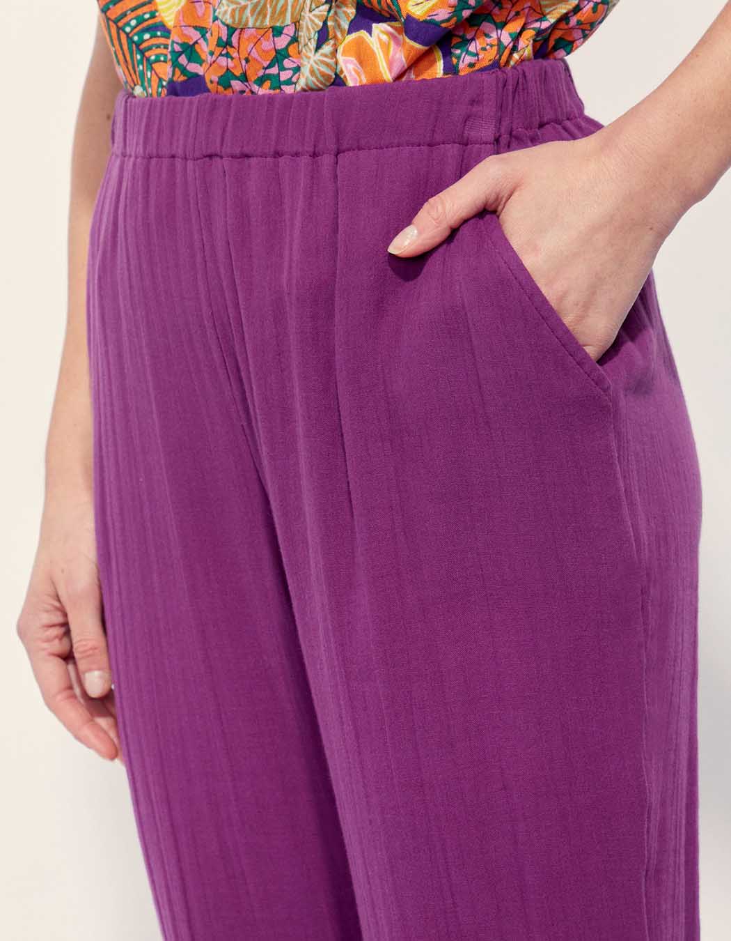 Pantalon léger uni VIJAY