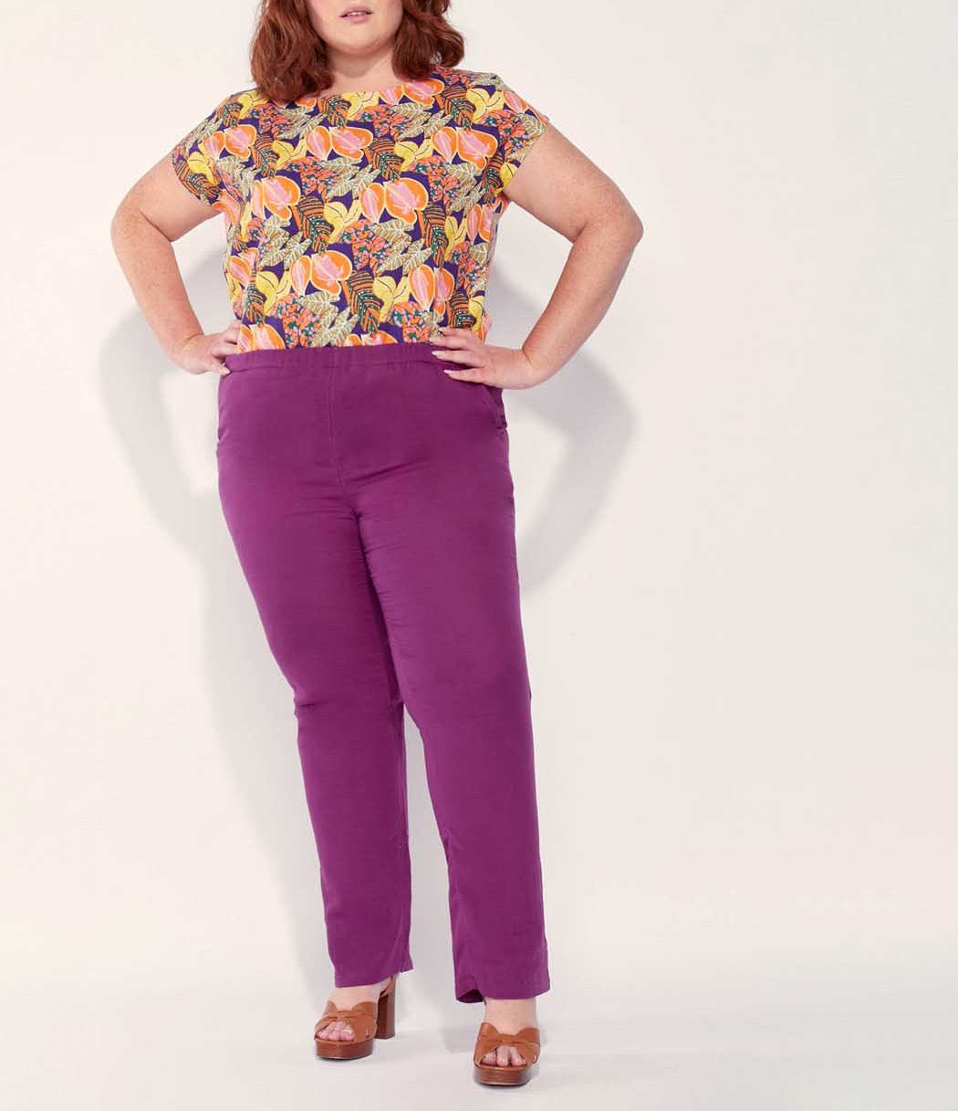 Pantalon léger uni VIJAY